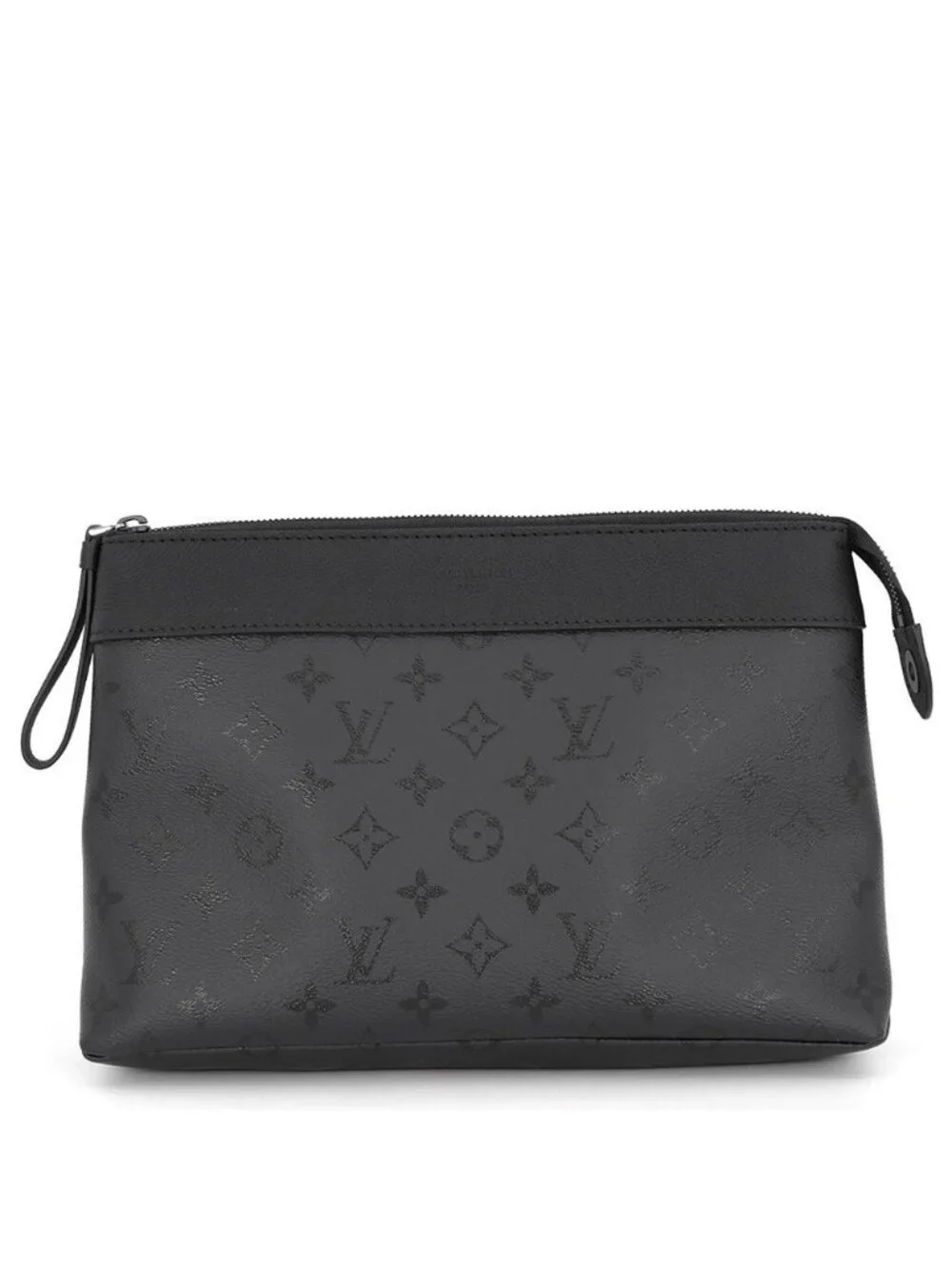 Louis Vuitton Clutch Monogram Midnight Pochette Voyage Souple Black